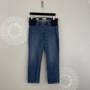 Madewell The Maternity Side-Panel Slim Boyjean